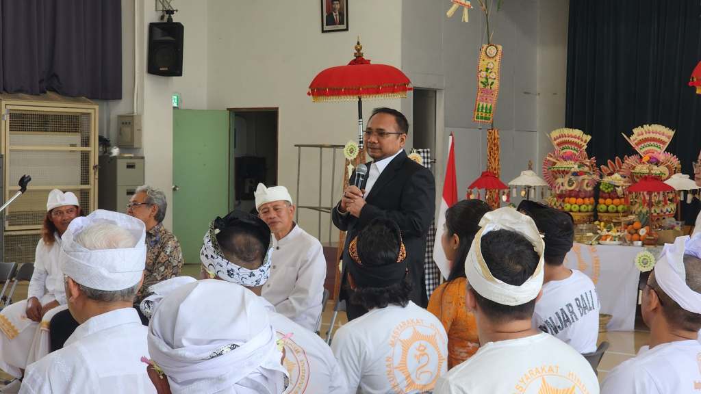 Hari Raya Galungan dan Kuningan, Menag Sapa Keluarga Masyarakat Hindu Indonesia di&nbsp;Jepang
