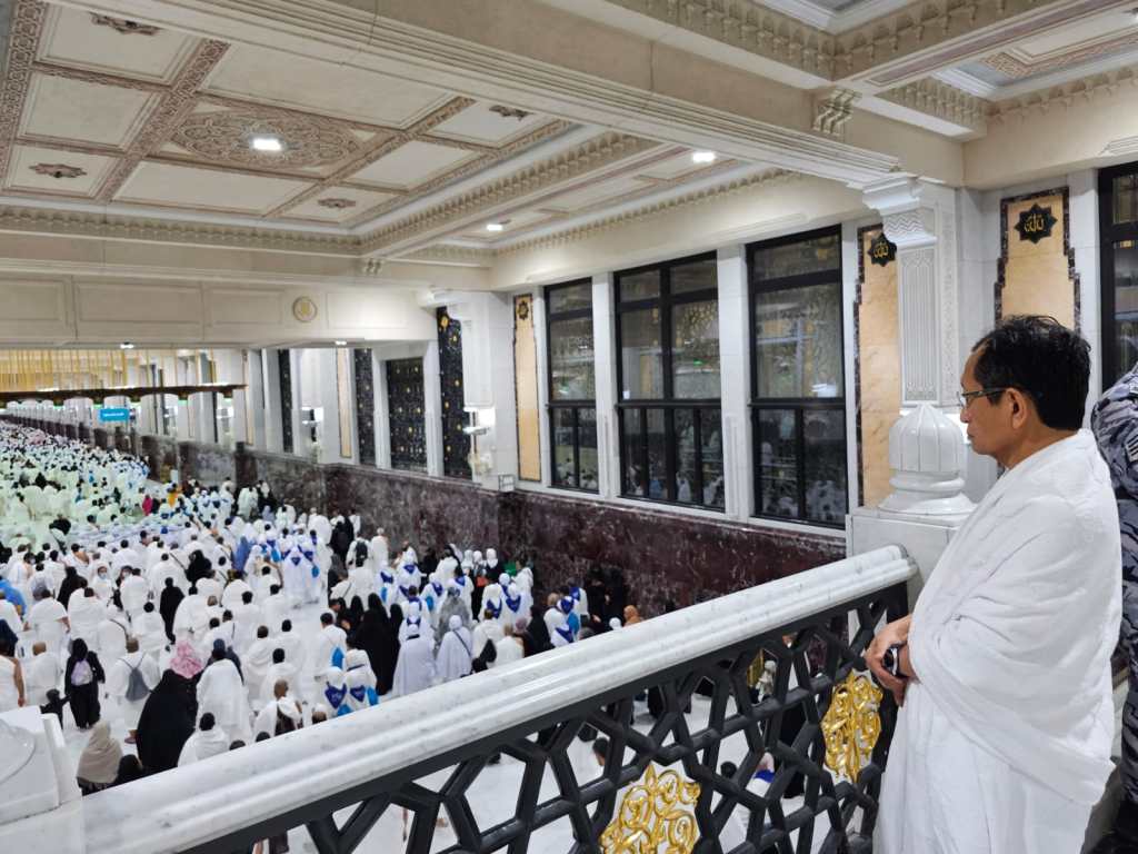 Menag Ajak Ribuan Jemaah Umrah Doakan Kemajuan Indonesia dan Perjuangan&nbsp;Palestina