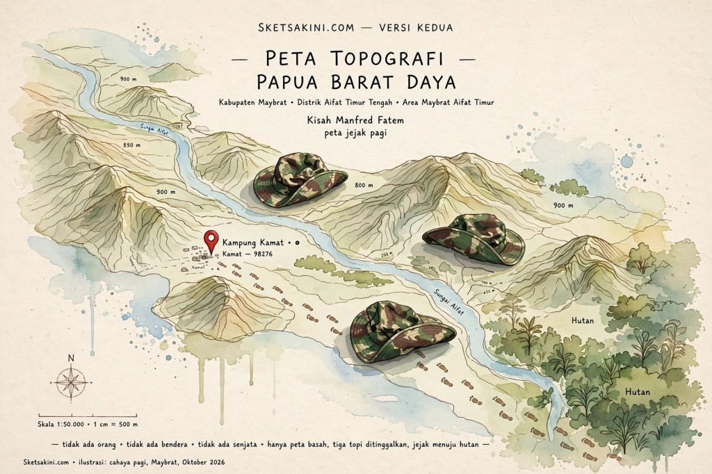 Kiamat di Kampung Kamat, Letkol Manfret Fatem Tewas Tertembus Peluru&nbsp;TNI