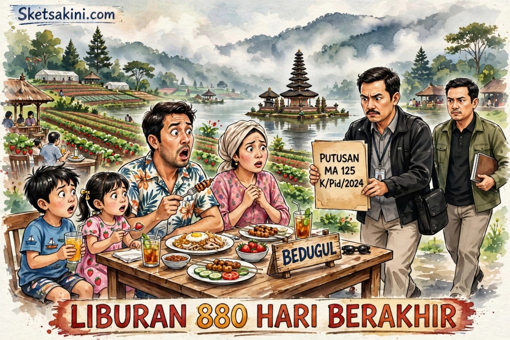 LIBURAN 880 HARI YANG BERAKHIR DI MEJA MAKAN&nbsp;BEDUGUL